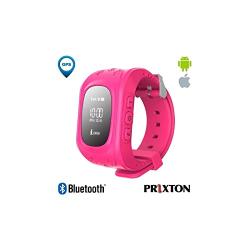Localizador de Crianças PRIXTON Watchii G100 Rosa PRIXTON - Óculos inteligentes - localizador, crianças, gps, bluetooth, sos, alarme