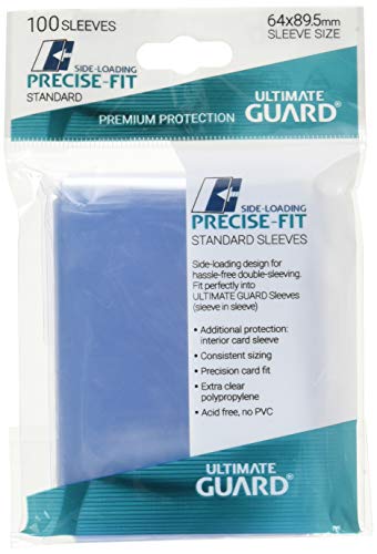 Ultimate Guard Precise Fit Sleeves 100 Unidades Transparente Ultimate Guard - Brinquedos - 100 unidades, transparente, preciso ajuste, polipropileno, transparência alta