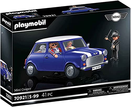 PLAYMOBIL Mini Cooper Classic Cars (Idade Mínima: 4 Anos) PLAYMOBIL - Brinquedos - mini cooper, 4 anos, clássico inglês, rápido