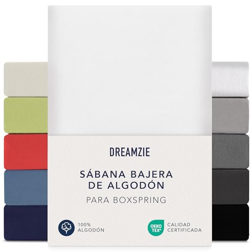 Lençol de Baixo DREAMZIE (Algodão - 160x200cm) BMS International - Lençóis - algodão, 160x200cm