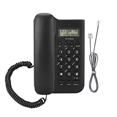 Telefone GOSHYDA com Cabo (Preto - 2.5m) Goshyda - Telefones com fios - telefone, cabo, preto, 2.5m