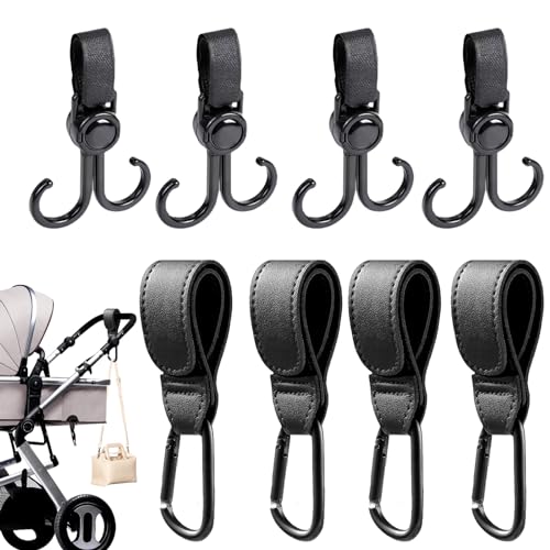 8 Peças de Ganchos Piel para Carrinho de Bebé DALAETUS - Acessórios de carrinho de bebê - 8 peças, ganchos, piel, carrinho de bebé