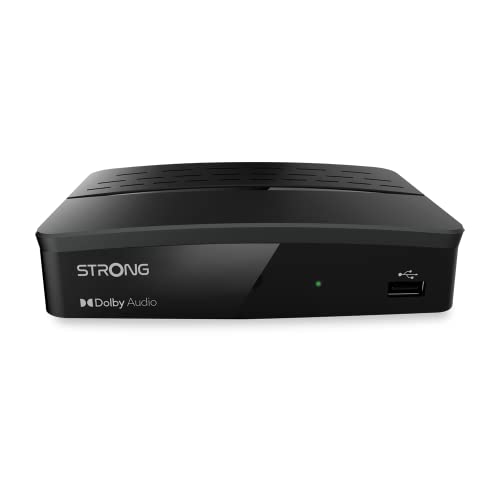 Descodificador de TV STRONG SRT8209 Preto Strong - Conversores de tv - dvb-t2, usb 3.0, hdmi, RCA
