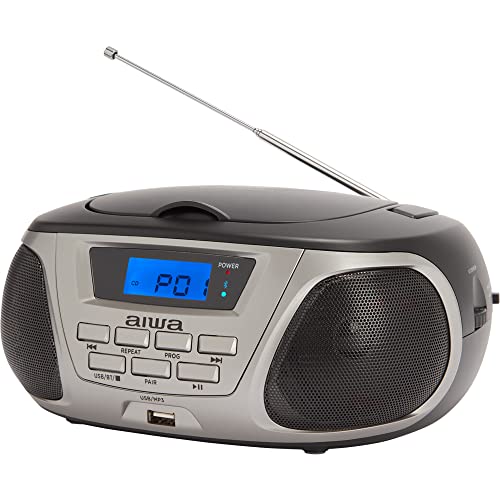 Rádio Portátil AIWA Bbtu-300Tn (Titanium) Aiwa - Áudio - portátil, titânio