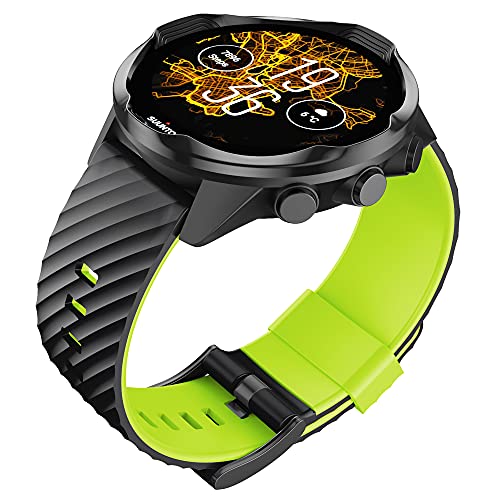 Bracelete para Smartwatch KINIKU (Suunto - Preto) JINGKUNKEJI - Acessórios para monitor de atividades - smartwatch, suunto, preto