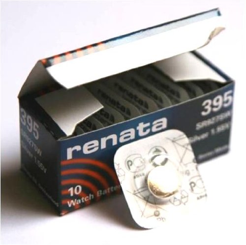 Bateria para Relógios e Acessórios RENATA 395 Sr927Sw Renata - Baterias - bateria, relógios, acessórios, renata, 395 sr927sw, litio