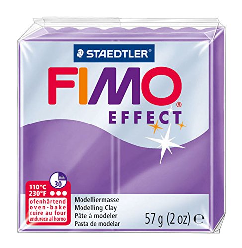 Modelador STAEDTLER FIMO EFFECT (Vermelho) Staedtler - Materiais de arte e artesanato - modelador, plasticina, 8 unidades, lavável