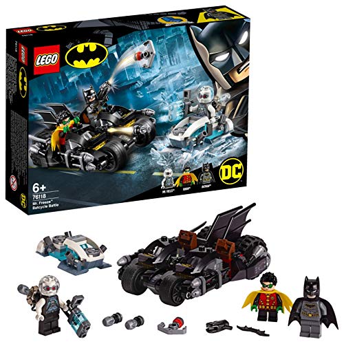 LEGO Dc Super Heroes - O Combate Da Batsmoto De Mr. Freeze - 76118 (Idade Mínima: 7) LEGO - Blocos de encaixe - lego, dc super heroes, batsmoto, mr freeze, 76118, idade mínima 7