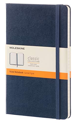 Caderno e Bloco de Notas Moleskine Classic Hard Cover Azul Moleskine - Cadernos e bloco de notas - capa dura, elástico, papel sem ácidos, bolsa interna