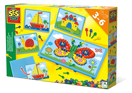 Kit de Artesanato para Crianças SES CREATIVE 14898 SES CREATIVE - Kits de artesanato de brinquedos - mosaicos, alfineis coloridos, crianças