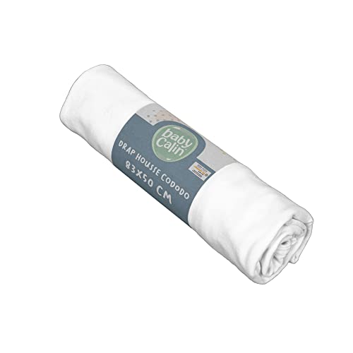 Lençol de Baixo BABYCALIN Bio (Algodão - Branco) 0 - Roupa de cama e cama - algodão, branco, bio, lavável à fria