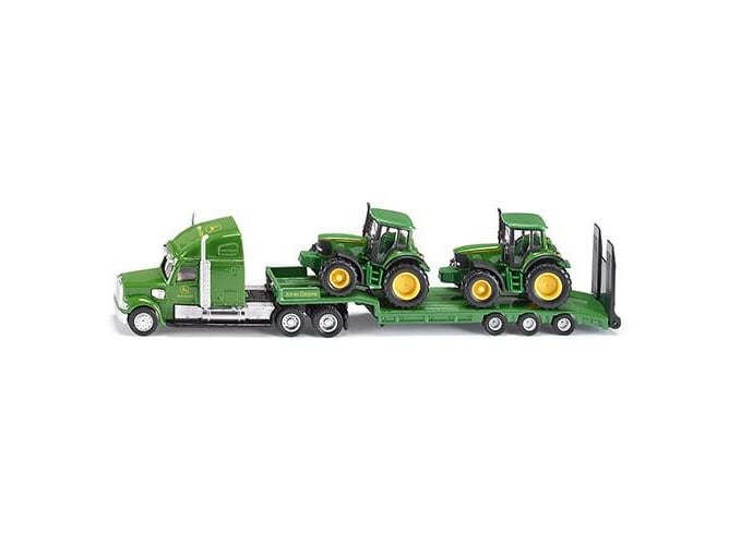 Veículo de Transporte de Pesados com Trator JOHN DEERE SIKU - Caminhões de brinquedo & veículos de construção - transporte pesado, trator John Deere, estabilidade, design robusto