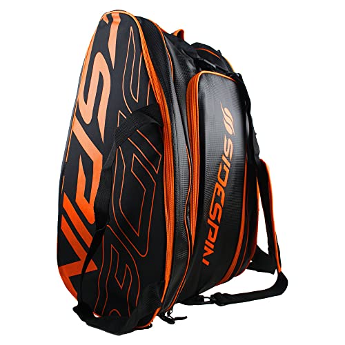 Saco de Padel SIDE SPIN Doble Energy Orange SideSpin - Bolsas para raquetes de tênis - duplo, resistente, exterior, casa