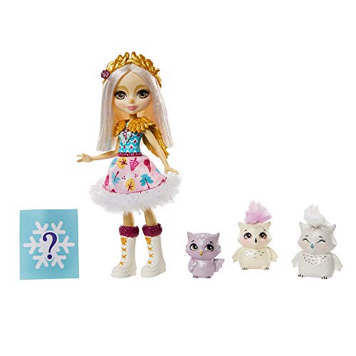 Boneca ENCHANTIMALS Coruja Odele (Idade Mínima Recomendada: 3 anos) Enchantimals - Bonecas - boneca, coruja odele, 3 animais, acessórios, casaco de neve