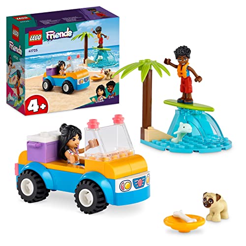 LEGO Friends: Caminhada de Praia (Idade Mínima Recomendada: 6 anos) LEGO - Brinquedos - lego friends, caminhada de praia, 6 anos, beach buggy, delfin, mesa de surf