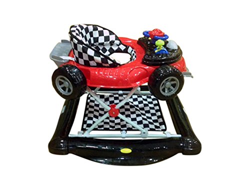 Andarilho TACATA Formula 1 (Preto - 68x45x76 cm) TORAL BEBE SL - Brinquedos para bebês e equipamentos de atividades - fórmula 1, 2 em 1, anti-voo, plástico com metal