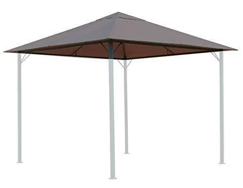 Tecto de Guarda-Sol QUICK STAR Cinzento (3 x 3 m) Quick-Star GmbH - Acessórios para toldos e gazebos - guarda-sol, cinzento, 3x3m