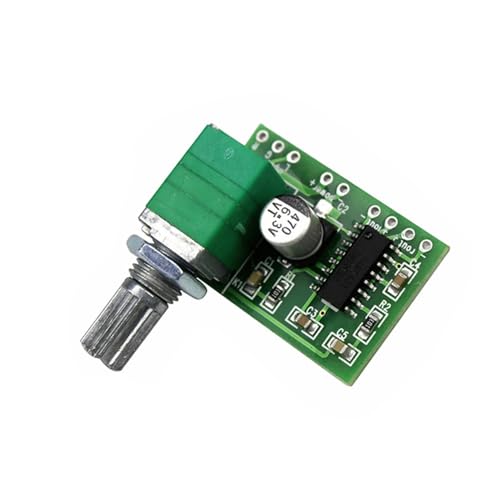 Amplificador de Áudio DOLLAtek Mini DC 3W + 3W DollaTek - Placas de circuito impresso - amplificador, áudio, dolla tek, mini dc, 3W, 5v