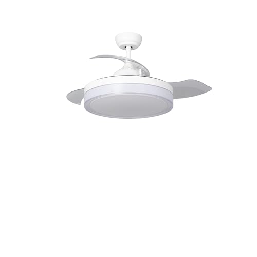 Ventoinha de Teto TECHBREY Caicos (6 velocidades - 70 W - Diâmetro: 106 cm) TECHBREY - Ventiladores de teto - 6 velocidades, 70 W, 106 cm, motor silencioso
