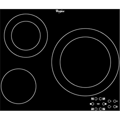 Placa de Vitrocerâmica WHIRLPOOL AKT 807/BF Whirlpool - Cooktops - vitrocerâmica, whirlpool