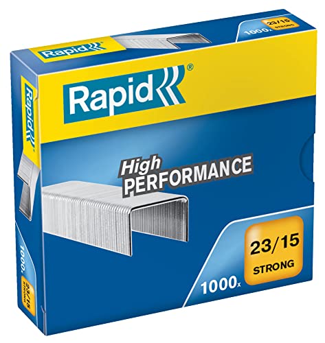 Agrafos RAPID 23/15mm (1000 Unidades) 23-15 mm Esselte-Leitz - Grampos - agrafos, rapid, 23/15mm, 1000 unidades