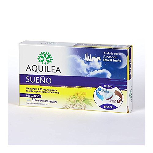 Suplemento Alimentar AQUILEA Sono (60 comprimidos) AQUILEA - Vitaminas e suplementos - melatonina, circulação, sono profundo, bem-estar