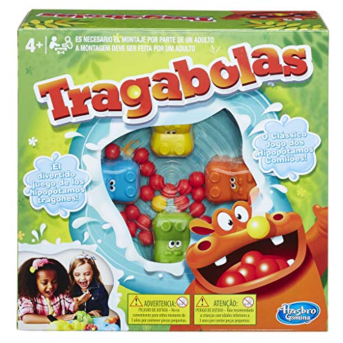 Jogo de Tabuleiro HASBRO Tragabolas (Idade Mínima Recomendada: 8 anos) Hasbro - Jogos - hipopótamos, 8 anos, jogo de tabuleiro