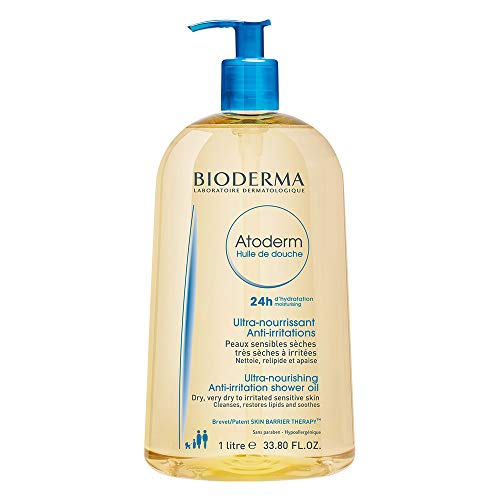 Óleo Corporal ATODERM (1 L) (Cuidado corporal) Bioderma - Gel de banho - 1 l, cuidado corporal, amarelo