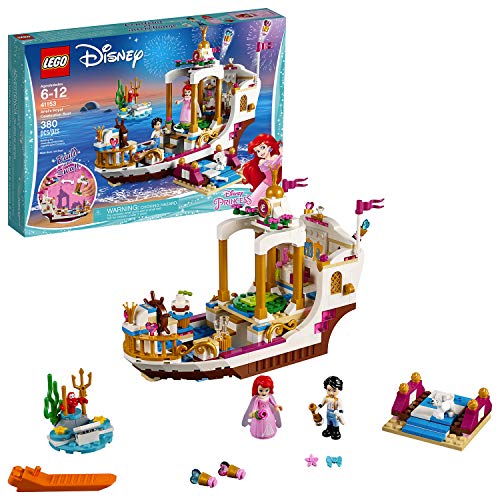 LEGO Disney Princess: O Casamento No Navio de Ariel Royal (Idade Mínima Recomendada: 4 anos) LEGO - Blocos de encaixe - lego, disney princess, ariel, navio, 4 anos