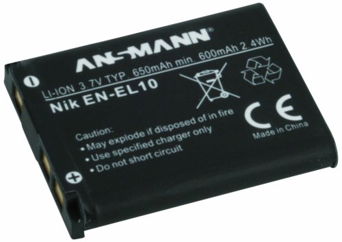 Bateria Recarregável DIGITUS 1400-0037 para Nikon Ansmann - Baterias para câmera - 650 mAh, 3,7 V, aa, nikon