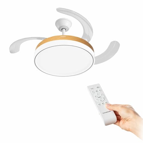 Ventoinha de Teto com Luz Led InnovaGoods InnovaGoods - Luminárias Decorativas - led, teto, ventoinha