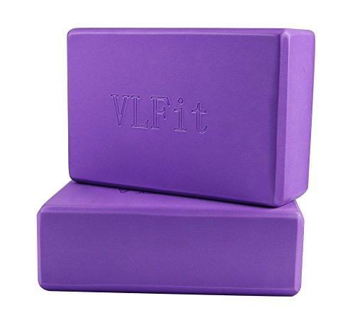 Bloco de Ioga VLFIT Fitness Espuma Eva 40X20X5Cm VLFit - Blocos de yoga e pilates - espuma, eva, 40x20x5cm