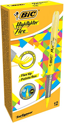 Conjunto de 12 Canetas de Feltro BIC ABAN05 BIC - Marcadores e marcadores de texto - conjun, canetas feltro, bic aban05