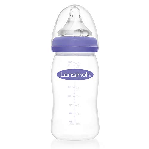 Biberão Natural Wave 240 Ml LANSINOH (Recondicionado Como Novo) Lansinoh - Biberões - 240 ml, natural, recondicionado