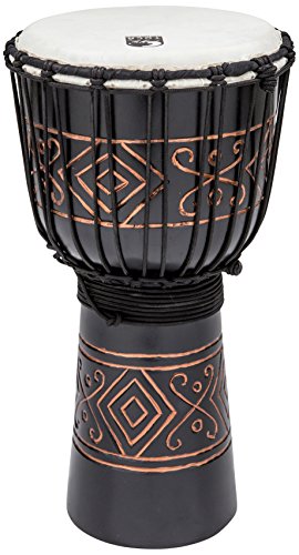 Batuqueira DJEMBE STREET SERIES ONYX (Preto) Toca - Acessórios para instrumentos musicais e orquestra - pele de cabra, madeira, 1,2 kg, 10x20 cm