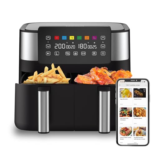 Fritadeira sem Óleo Joyami XXL | Preto (Acessórios de cozinha) Chunmi - Fritadeiras - sem óleo, 2 L, plástico, compartimento
