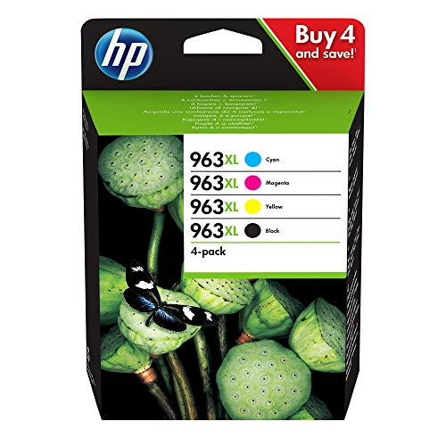Tinteiro HP 963XL Original Preto, Ciano, Magenta, Amarelo Embalagem múltipla 4 peça(s) HP - Cartuchos de toner e jato de tinta - preto, ciano, magenta, amarelo