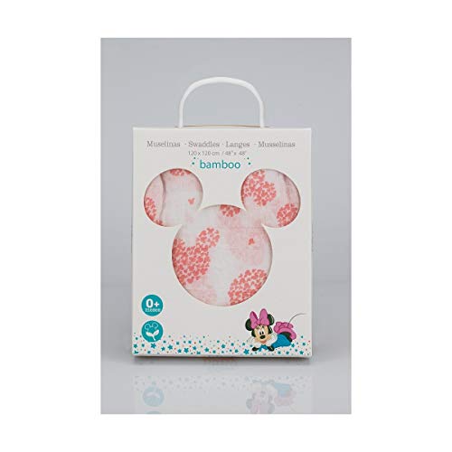 Mamadeira DISNEY Minnie (Branco e Rosa) Interbaby - Toalhas - disney, minnie, branco, rosa