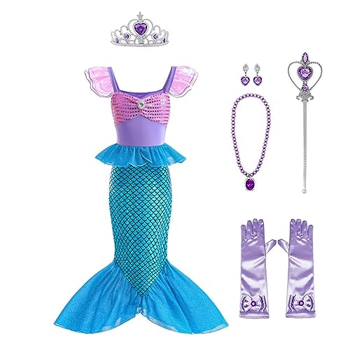 Fato de Menina DISFRAZZES Princesa Ariel (Tam: 2 a 4 anos) Lito Angels - Roupa - princesa ariel, fato, menina, disfraza