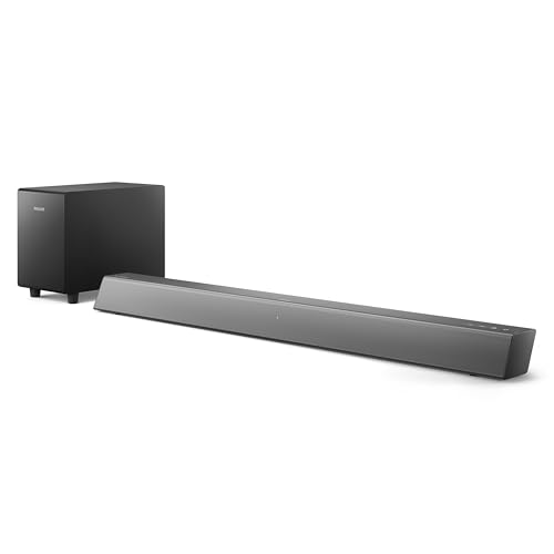 Soundbar PHILIPS TAB5308 (2.1 - 140 W - Subwoofer Sem Fios) Philips - Alto-falantes - 140 W, subwoofer, sem fio, bluetooth