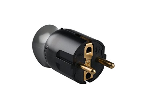 Ficha Rotativa LEGRAND 050173 - 2P+T - 16A - Preto/Cinzento Legrand - Terminais e conectores de fio - macho, ficha rotativa, 2P+T, 16A, preto cinzento