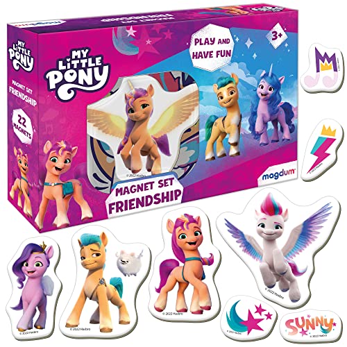 Brinquedo Magnético MAGDUM My Little Pony Amistad (22 peças) MAGDUM - Brinquedos - 22 peças, magnético, my little pony, personagens