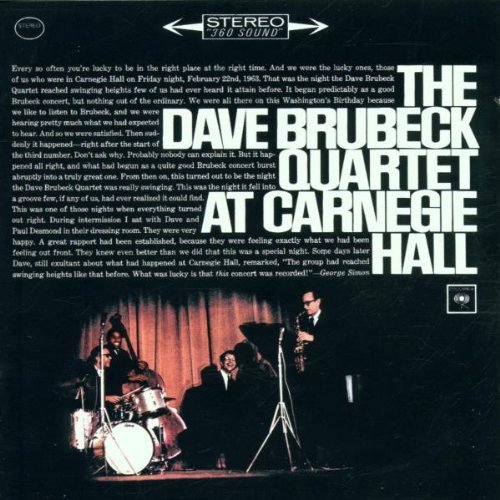 CD Dave Brubeck Quartet - Carnegie Hall (2 CDs) Columbia - Música e gravações de som - dave brubeck quarteto, carnegie hall, 2 cds