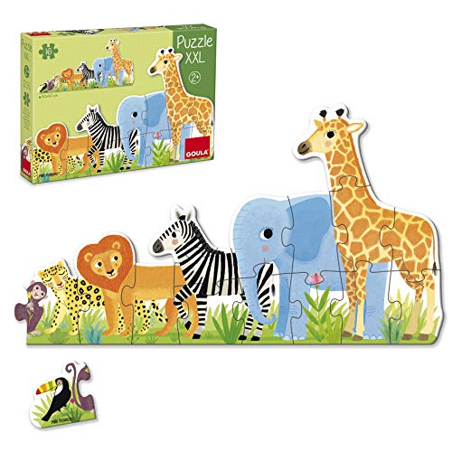 Puzzle 2D JUMBO D53426 (Idade Mínima: 4) Goula - Quebra-cabeças de madeira e com pinos - puzzle, jumbo, idade mínima 4