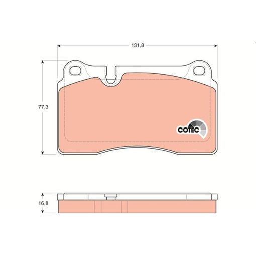 Kit de Travão para Carrinha Trw Cotec 4 Unidades TRW - Sistema de freios de veículos motorizados - kit travão, carrinha, trw cotec, 4 unidades, compatibilidade
