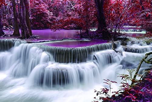 Puzzle 2D JUMBO Cascata no Bosque (Idade Mínima: 12 Anos - 1000 Peças) Vaton Tech - Jogos - puzzle, jumbo, cascata, bosque, idade mínima, 1000 peças