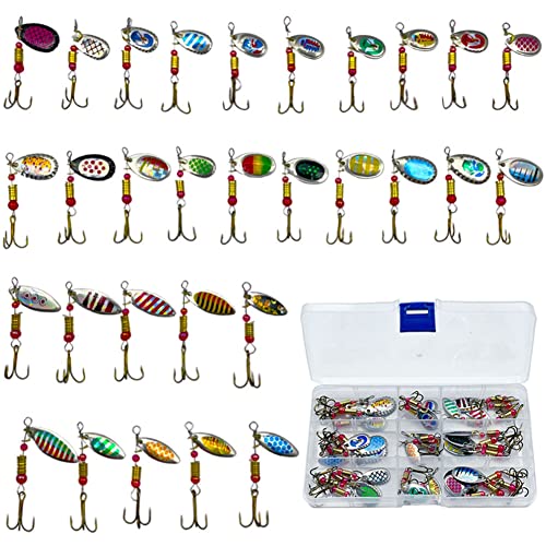 Conjunto de 30 Garrafas de Pesca FEDMOIS para Peixe FedMois - Isca e anzol - 30 garrafas, plástico, pesca, truta, percas