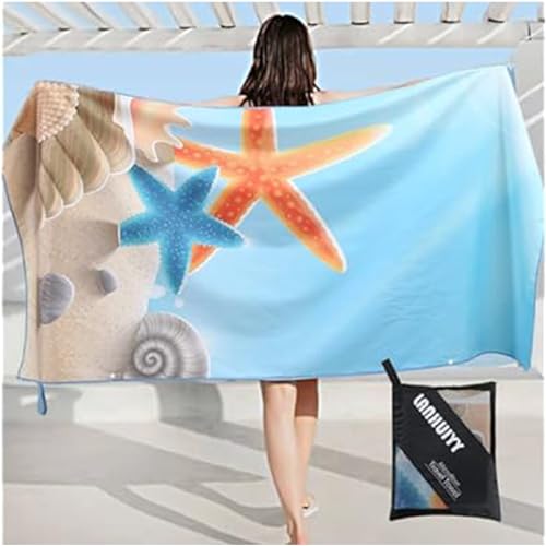 Toalha de Praia LANHUIYY (Microfibra - 160 x 80 cm) LANHUIYY - Roupa de cama e cama - microfibra, 160x80 cm