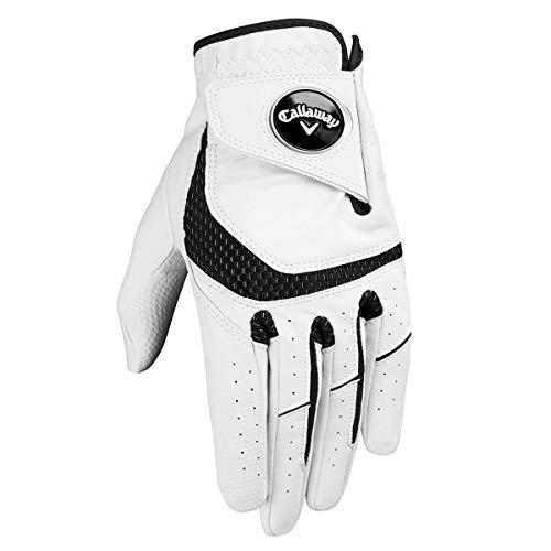 Luvas Unisexo CALLAWAY GOLF Syntech Preto para Golfe (8) Callaway - Luvas de golfe - preto, poliuretano, compatível