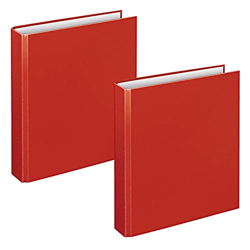 Pasta com Argolas VELOFLEX (Vermelho - Polipropileno) VELOFLEX - Pastas Organizadoras - 196 x 230 x 30 mm, mecanismo bidimensional, 25 mm altura enchimento, 250 folhas